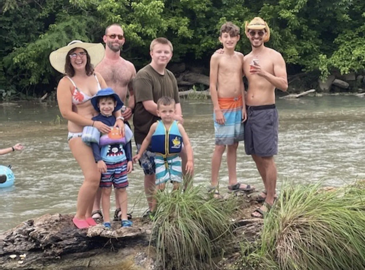 Families enjoying a pet-free river getaway at Son's River Ranch on the San Marcos River